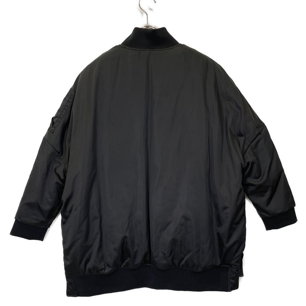 LIVIANA CONTI  Black Nylon Drop Shoulder Big Blouson Jacket S blackUsed