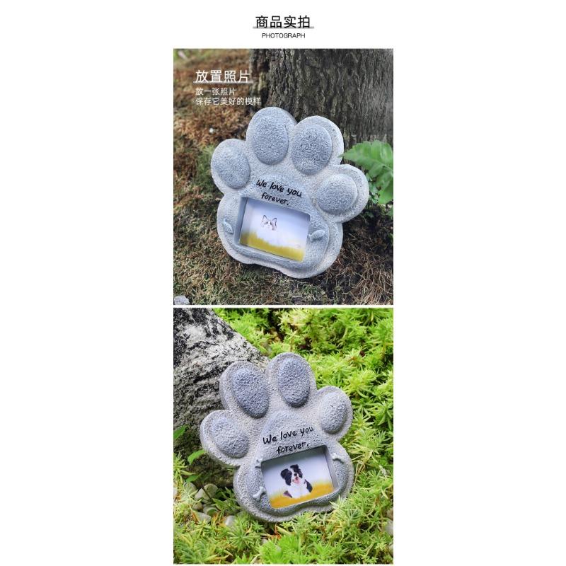 Creative Resin Simulation Pet Memorial Tombstone For Dog Cat Small Animal Craft Ornament