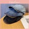Stylish Denim Cap With Sun Protection For Hip Hop Style Fashion Breathable Gift