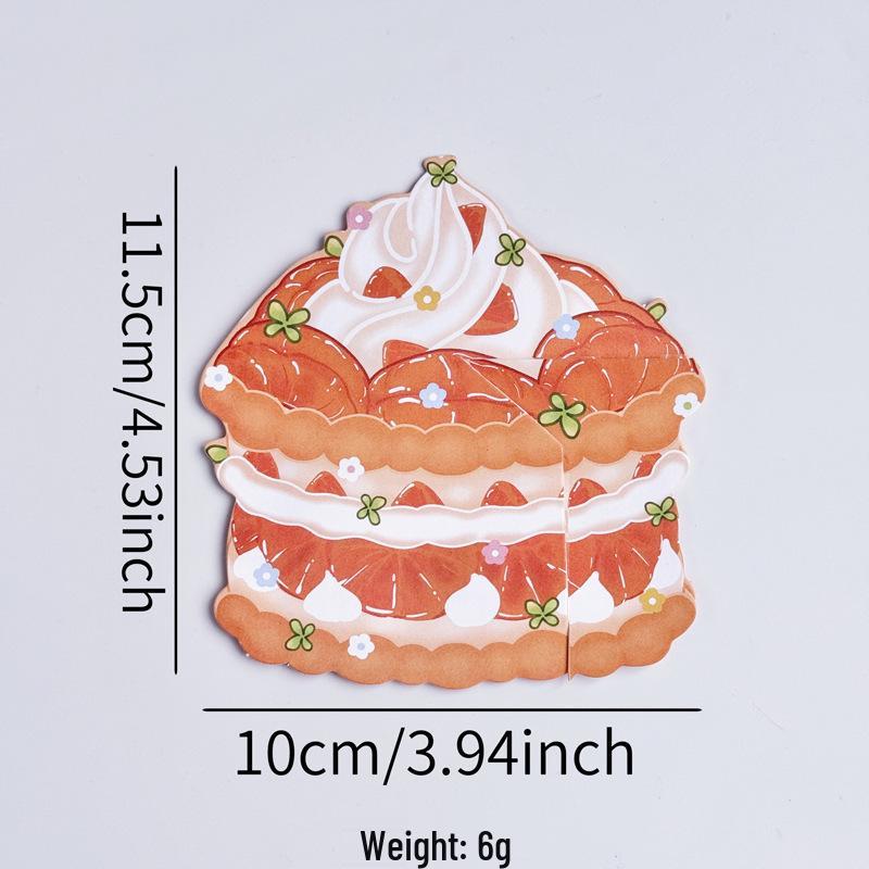 Creative Cartoon Cake Birthday Card – Cute Celebration for Best Friends & Couples