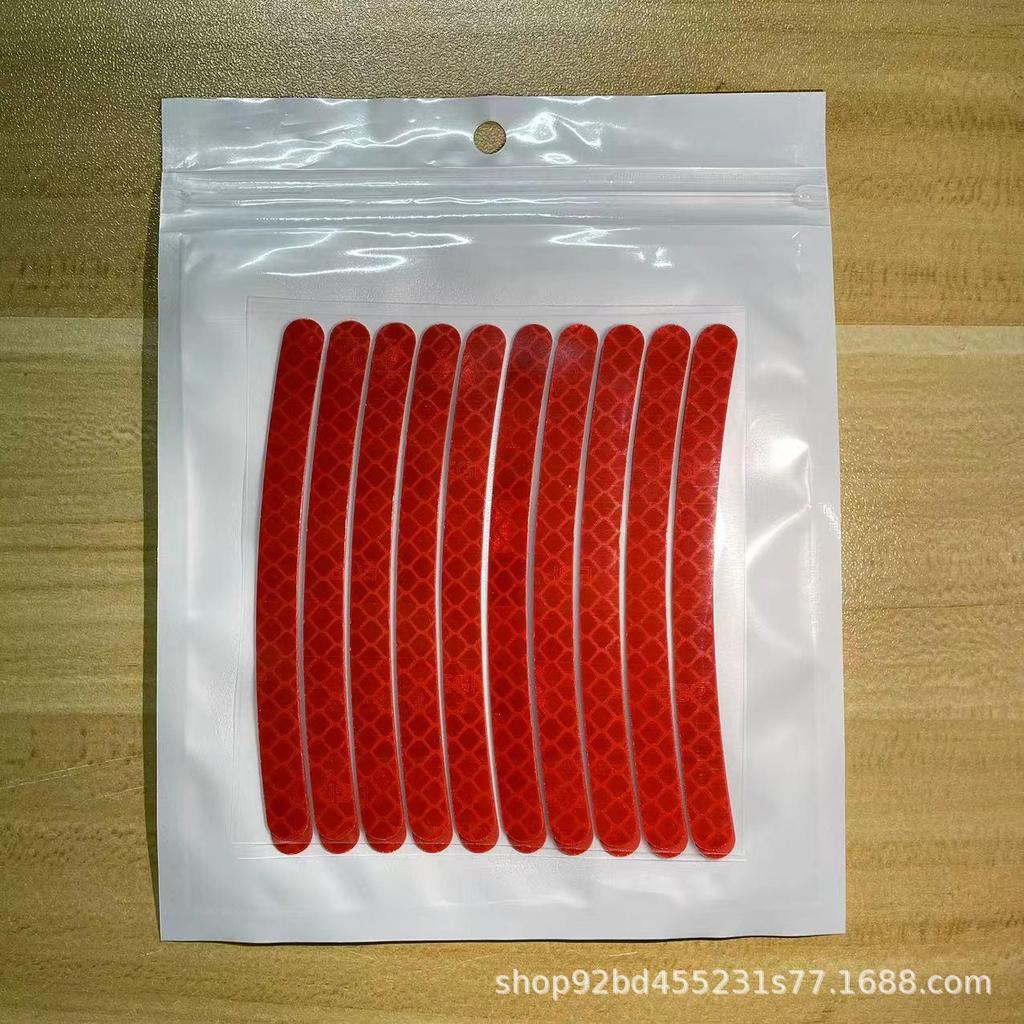 Creative Colorful Laser Wheel Stickers - Anti-Collision Tire Decals for Cars, Motorcycles, and Electric Vehicles