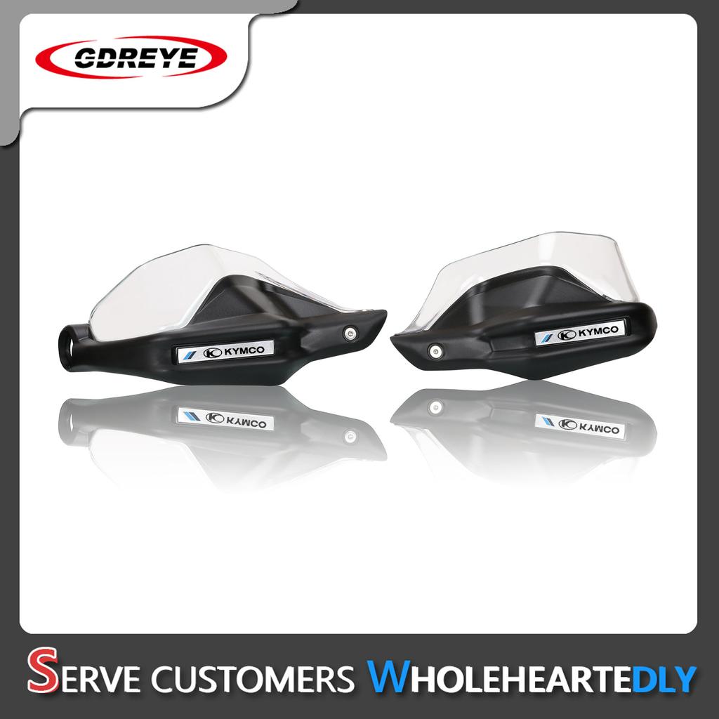 GDREYE with Logo KYMCO Motorcycle Handguard Hand Guards Shield For KYMCO AK-550 AK 550 2017-2023 2022 with Mounting Bracket