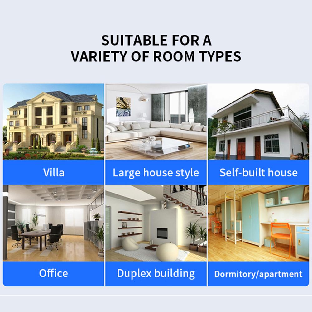 1200Mbps WiFi Signal Booster 4 External Antennas 5GHz & 2.4GHz Dual-Band Internet Extender for Home Office