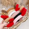 Cute Antler Plush Headband Christmas Hair Hoop Non-slip Headwear Accessories