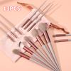 13 STUKS Nieuwe Make-up Kwastenset Draagbaar Zacht Haar Poederkwast Oogschaduwkwast Volledige Set Make-up Kwast Gereedschappen