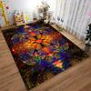 Colorful Mandala Galaxy Pattern Carpet Rug for Home Decoration Suitable for use as an anti-slip for living room bedroom sofas