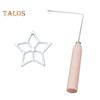 1 Set Dessert Mold Delicate Durable with Long Handle Chic Anti-stick Bunuelos Rosette Mold Kitchen Tools