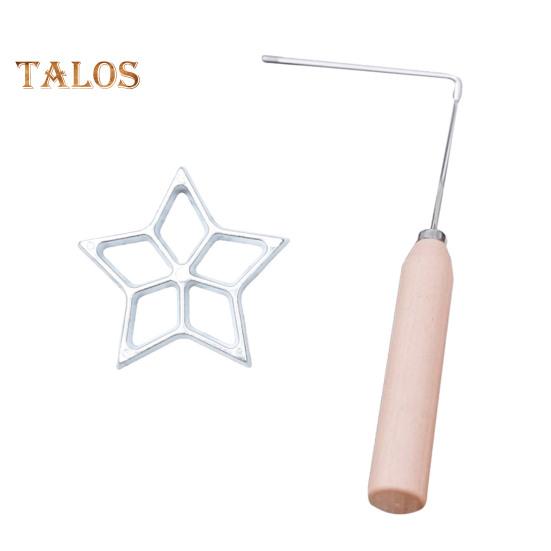 1 Set Dessert Mold Delicate Durable with Long Handle Chic Anti-stick Bunuelos Rosette Mold Kitchen Tools