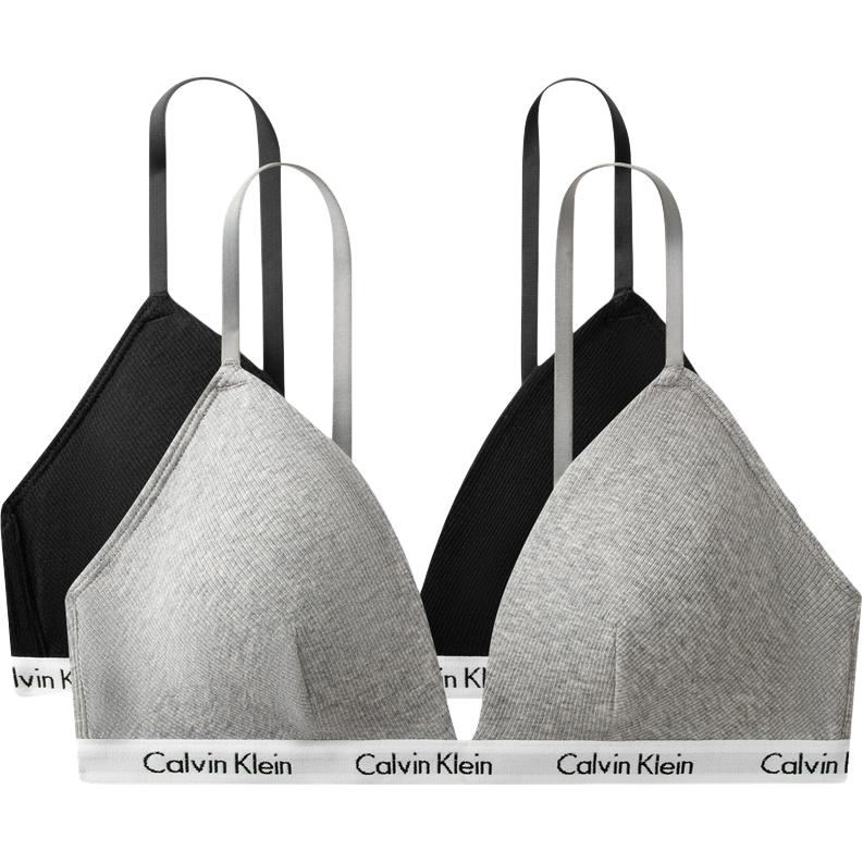 

Calvin Klein Бесшовный беспроводной бюстгальтер с треугольной чашкой и тонким уплотнителем для женщин QP3416O S