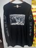 Dystopia Vtg Y2K ilgomis rankovėmis marškinėliai L Žmogaus šiukšlių dėžė Eyehategod Liūdesys Noothgrush Pasaulio pabaiga Unisex marškinėliai