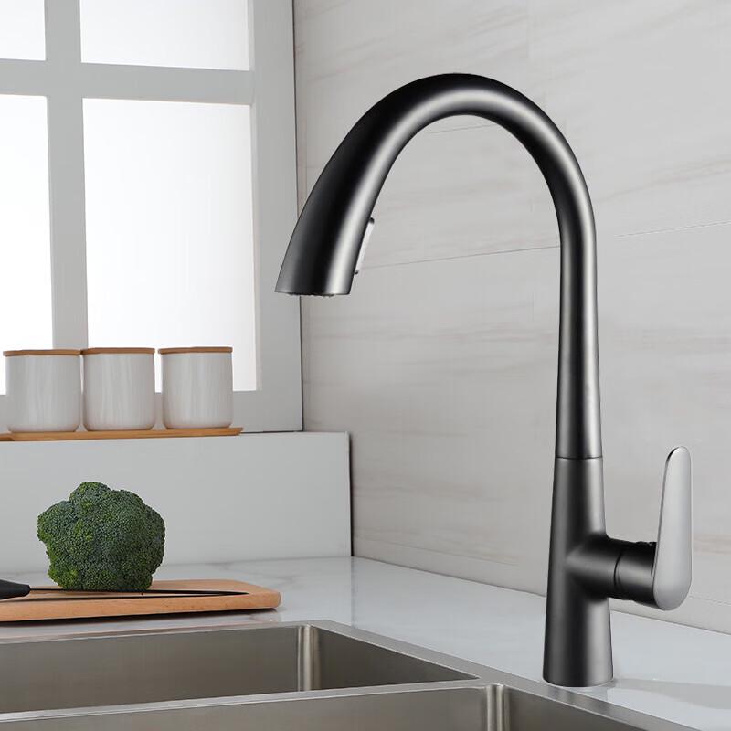 Lilon 304 Stainless Steel Pull-Out Kitchen Faucet