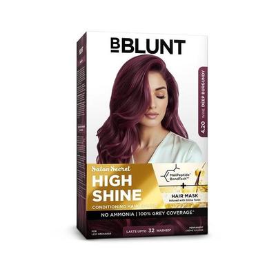 BBLUNT Colore Capelli in Crema ad Alta Lucentezza (Vino Rosso Borgogna),1 Conteggio