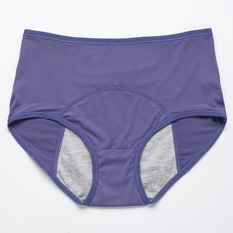 

Women s High-Waist Leak-Proof Menstrual Underwear, Size 10, Breathable Mesh, 9044 M (70-80 jin)
