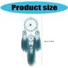 Handcrafts Dreamcatchers with Pampas Grass and Crystal Stone for Home Wall Hanging Decoration and Peaceful Ambiances