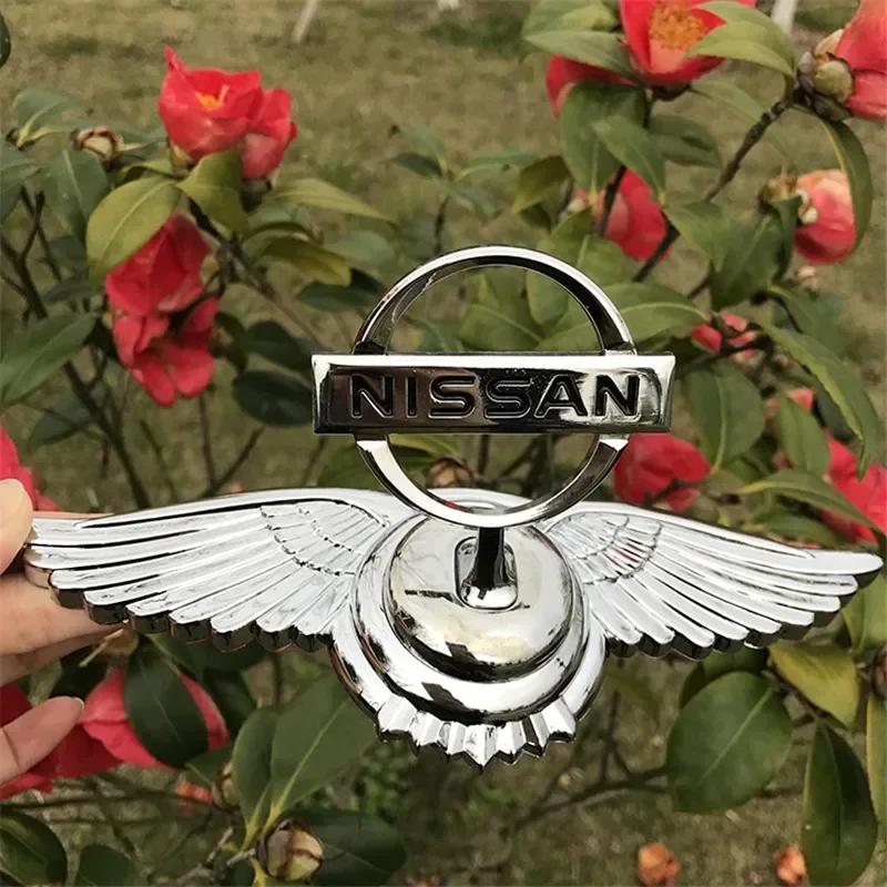 Metal Car Bonnet Front Hood Cover Sticker for Nissan X Trail T32 Tiida Navara Nismo Note Altima Almera Titan Leaf Qashqai Juke