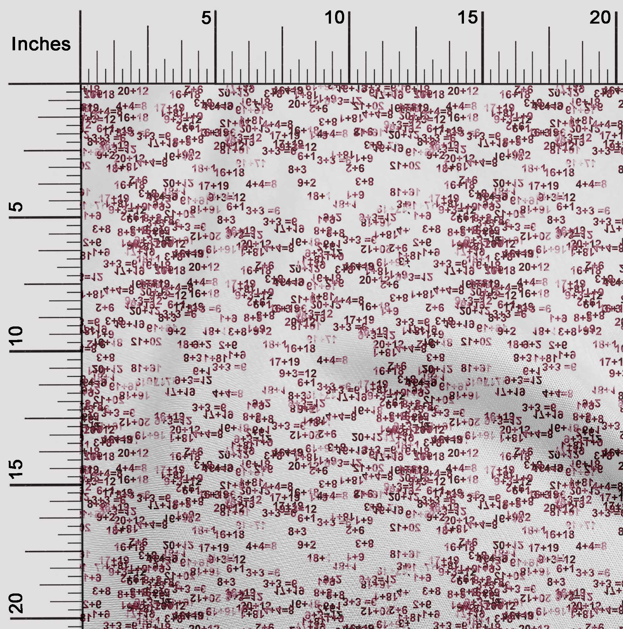 

oneOone Cotton Flex Темно-оливково-зелена тканина з геометричними цифрами для пошиття тканини для рукоділля з принтом у дворі 40 дюймів 42 Inch Wide - Viscose Chiffon вина червоного кольору