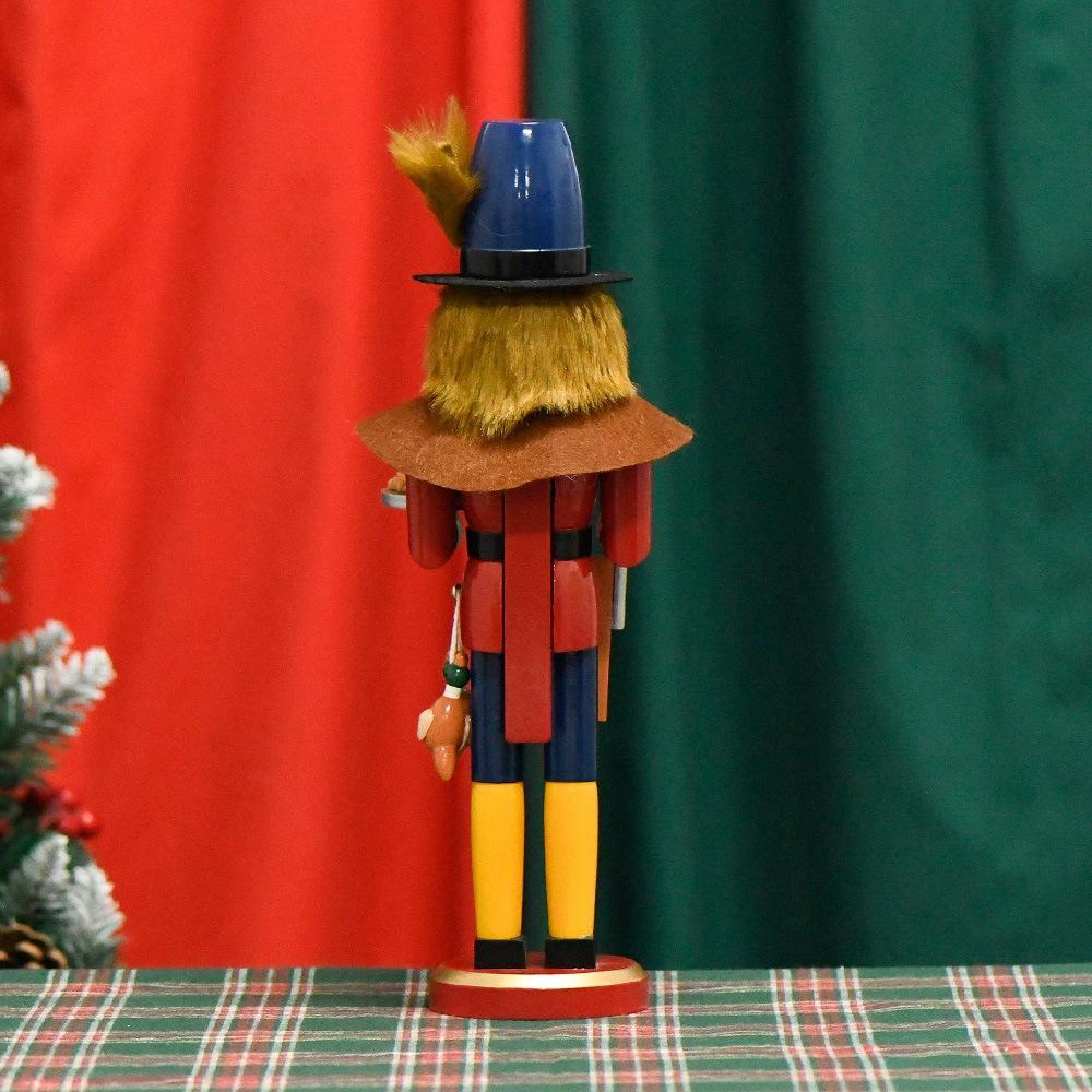 38CM Christmas Nutcracker Soldier Wooden Ornament