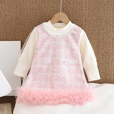 Baby Girls Dress Children Sweet Lace Gown Kids Spring Elegant Party Princess Casual Clothes Infant Fashion Dress