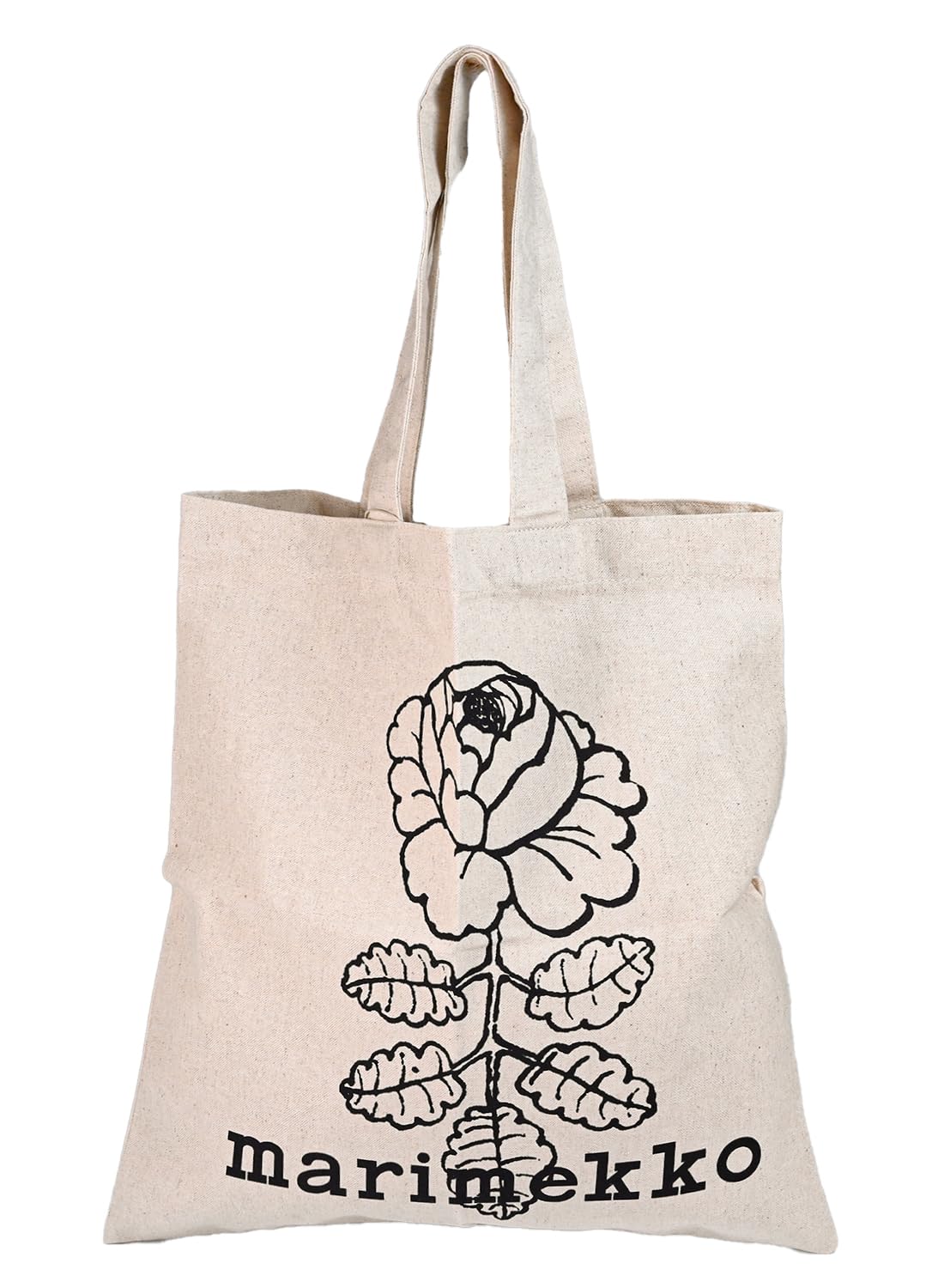 

Tote Bag Vankka Solid Wedding Rose Fabric Bag for Women Black Beige 94179 094179 890 Nordic Nordic Goods Nordic Design [Marimekko] [Product]