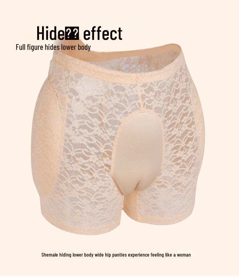 Mandino Męska Koronkowa Bielizna Crossdressing Podkreślająca Biodra