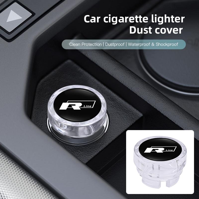 Car Cigarette Lighter Dust Cap Power Port Dustproof Cover Plug Tire Valve For VW Golf Tiguan Jetta Passat Polo Touran GTI Caddy
