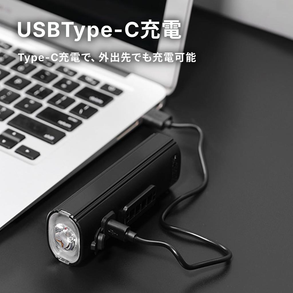 Gaciron Fahrrad LED Wasserdicht und USB für Fahrräder V20C-400 Licht, (400 Lumen), Wiederaufladbar, Wiederaufladbar,