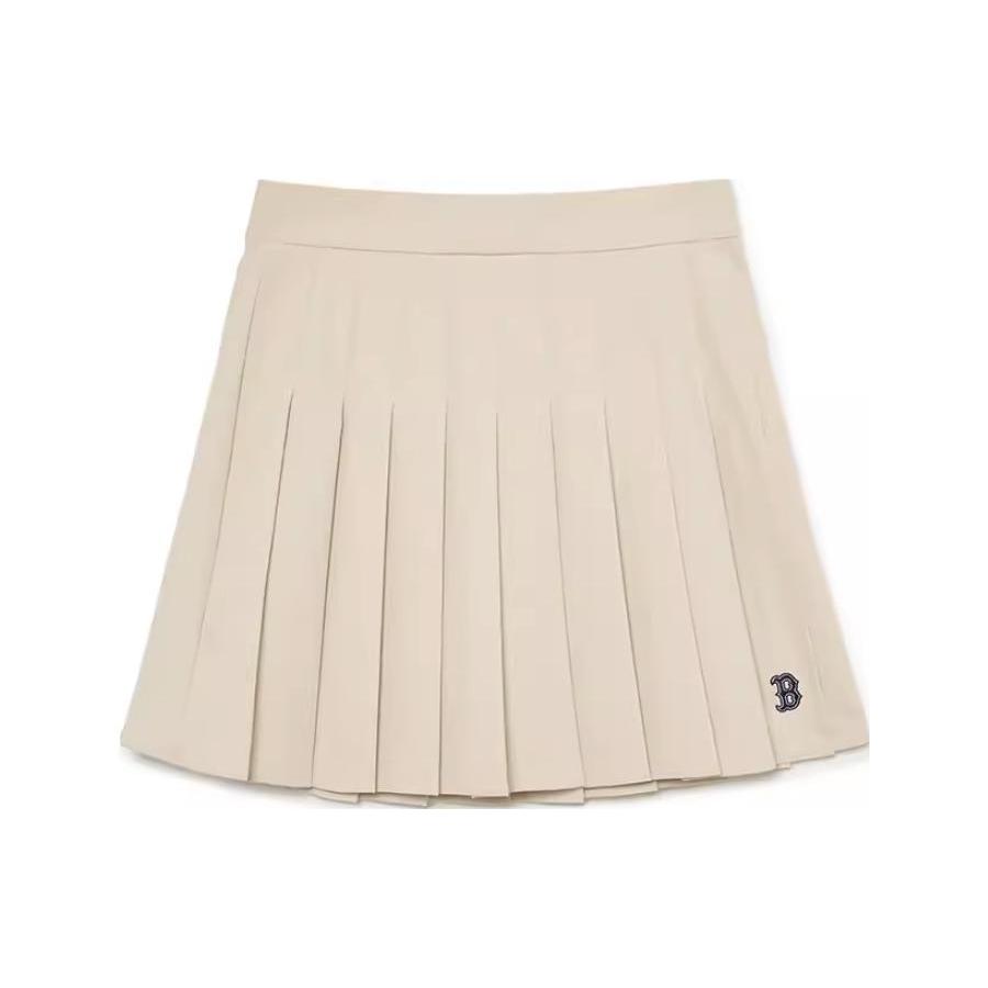 

New MLB Casual Short Skirts Women s Light Beige 3FSKG0134-43BGL S
