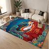 Music General Theme Soft Crystal Velvet Rug Custom Name & Text Print Non Slip Floor Rug for Bedroom Living Room