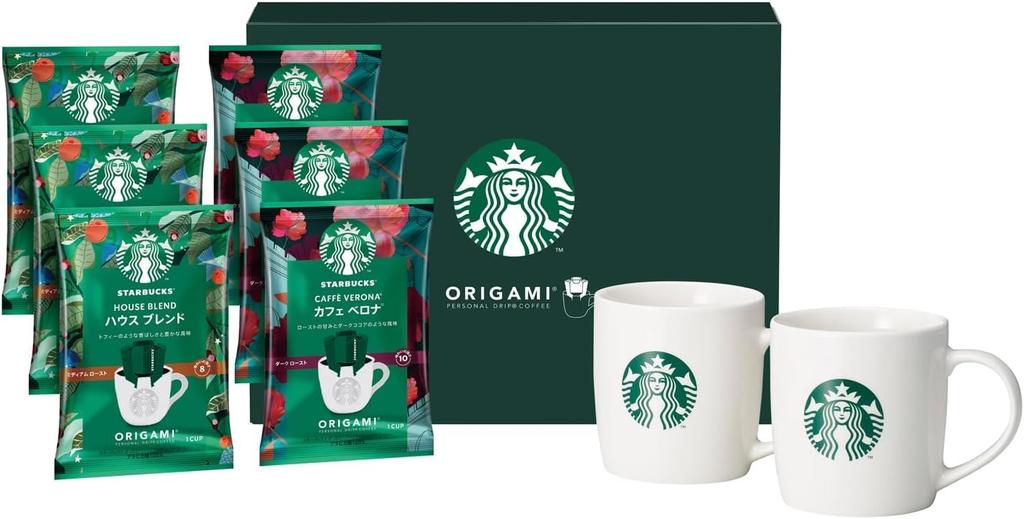 Starbucks Drip Coffee Gift [Packaged] Starbucks Origami with Mug, Perfect As a Gift, Thank You, Celebration, Return Gift, or Get-Well Gift (SBC-30B)