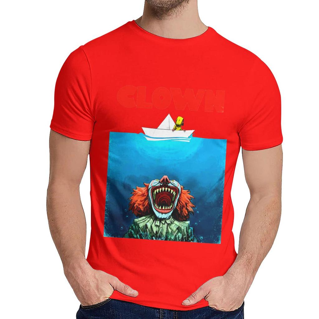 Man S Horror Team Scary Movies It Tee Shirt Clown Under Halloween Quality Cotton Leisure