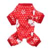 Christmas Pet Dog Outfit Four-Legged Costume Reindeer Santa Snowman Design Seasonal Holiday Apparel Small Medium Large Dogs