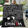 Pop Singer E-Eminem Blanket,Flannel Throw Blanket for Home Bedroom Bed Sofa Picnic Office Hiking Leisure Nap Birthday Gift