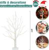 LED Birch Tree Holiday Interior Light - Christmas Atmosphere & Bedroom Decor