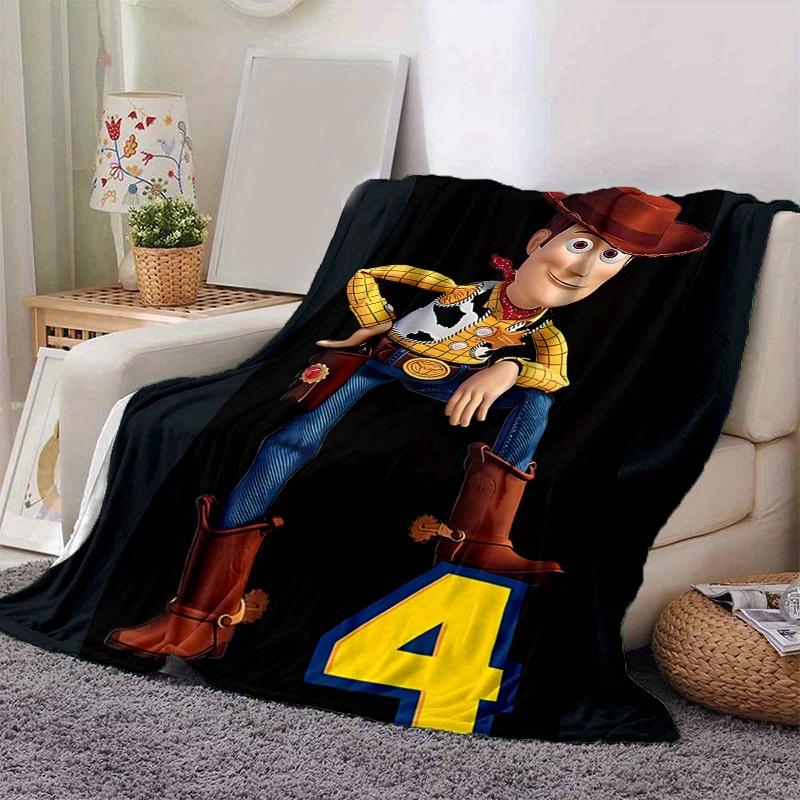 1 шт., Плед «История игрушек» Вуди, Домашний Декор, Плед для Дивана для Друзей, Идеальный Подарок для Фанатов, Мягкое Покрывало для Спальни, Гостиной, Путешествий 80cmx120cm