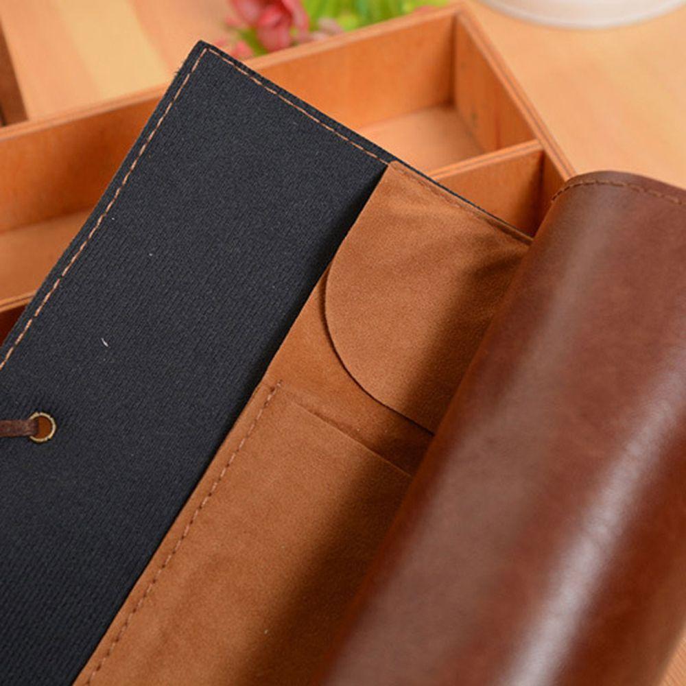 Map Roll Vintage Case Bag Purse Pouch Pen Pencil Case for School Leather Cosmetic Make Up PU Bag