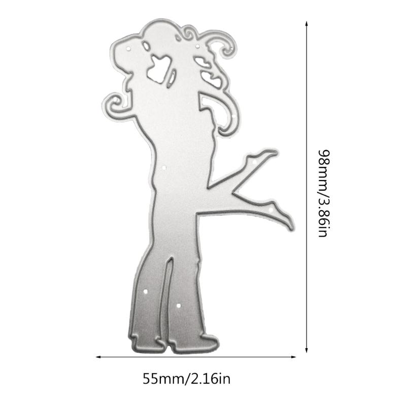 Couple Hug Metal Cutting Dies DIY Craft Carbon Steel Embossing Template Stencil Scrapbooking for Card Die Cuts Mold