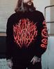 European and American Wish Independent Station Tide Brand Pattern Hooded Sweater Supports a Custom-made