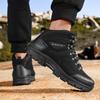 Chaussures de Randonnée Extérieure Homme Lacets Antidérapantes Montantes Chaussures Homme Confortables à Semelles Épaisses Durables Chaussures de Sport Décontractées Homme