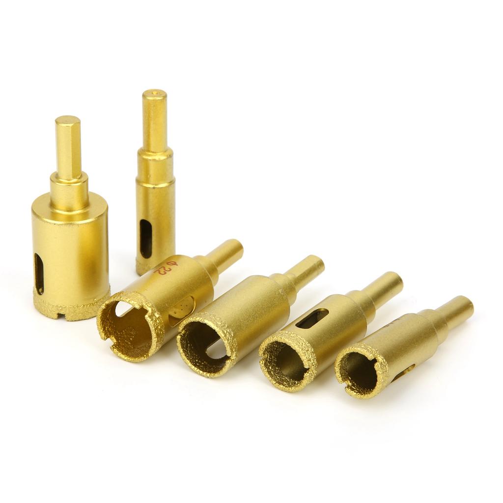 6Pcs Diamond Hole Drill Bit Cutter for Marble Glass Ceramic Concrete Artifisicial Stone