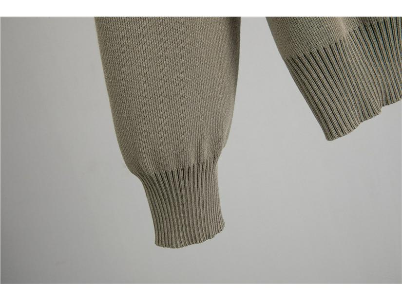 Women's Cross-Border Fashion: Knit Shawl Cardigan, High Neck Sweater, and Wide-Leg Pants Set.