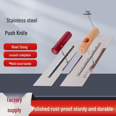 Stainless Steel Plastering & Putty Knife Trowel Set - Mirror Finish