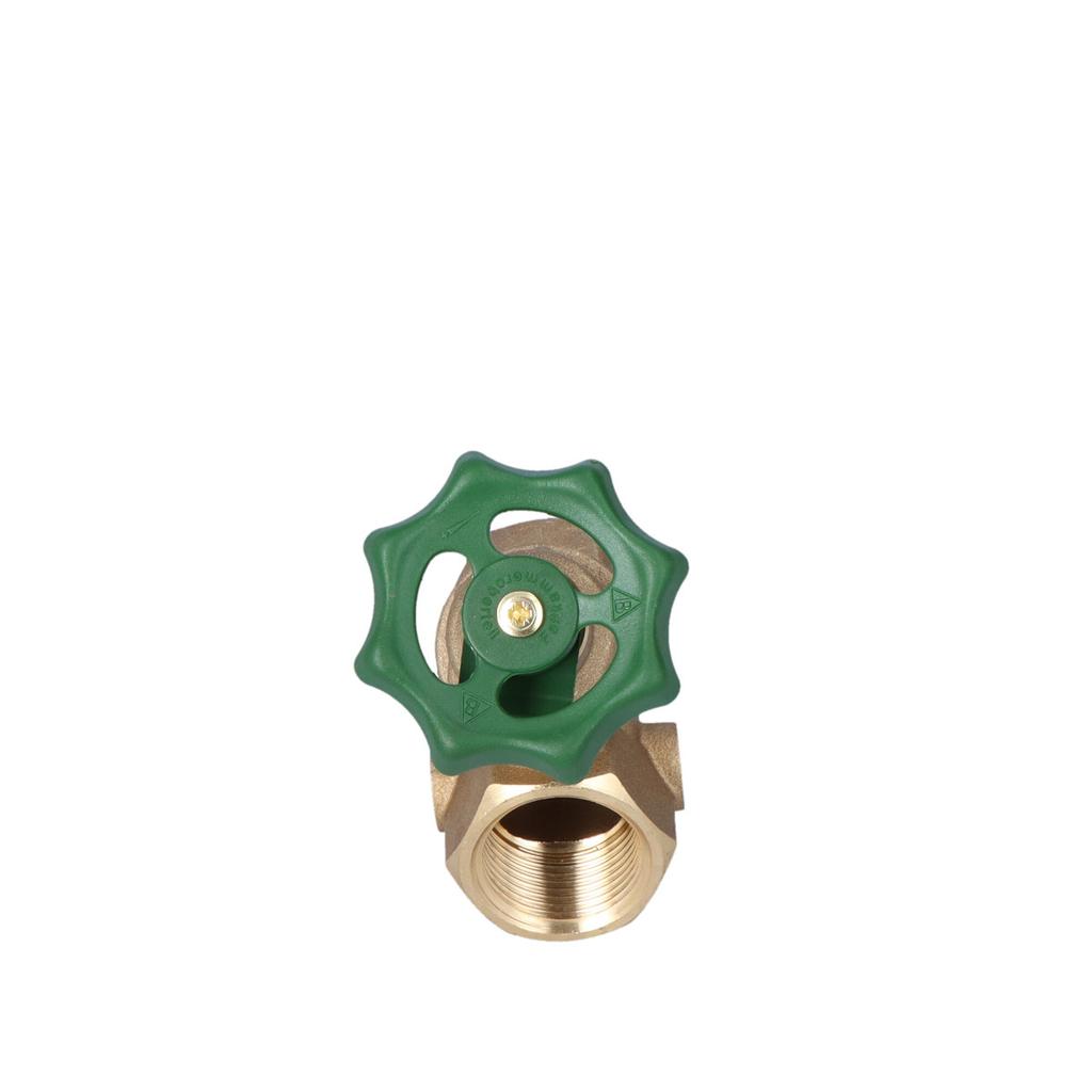 DN25 inclined seat valve, type 1603, GW 1 inch with non-rising stem, shut-off