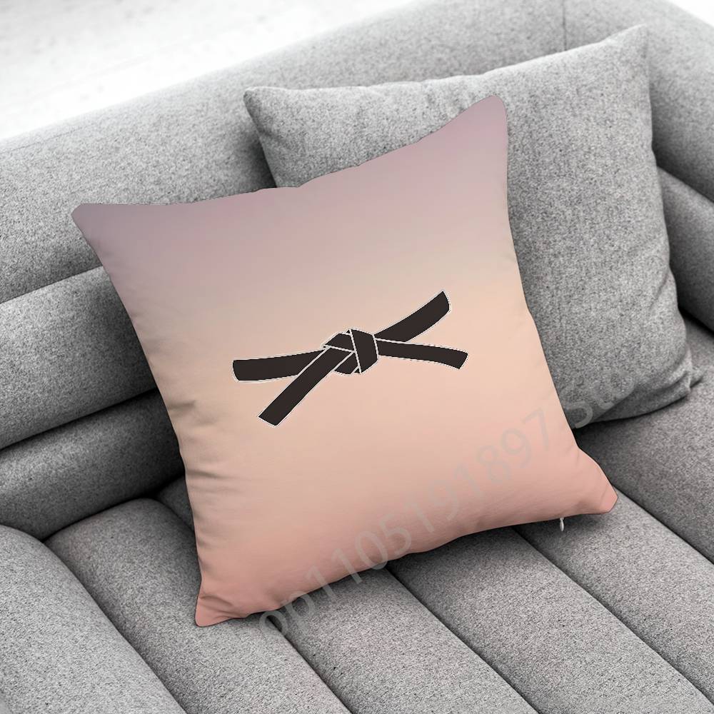 Brazilian Jiu Jitsu BJJ Throw Pillow Case For 50x50cm 40x40cm 55x55cm 45x45cm 30x30cm Square Bedroom Pillowcase Cover