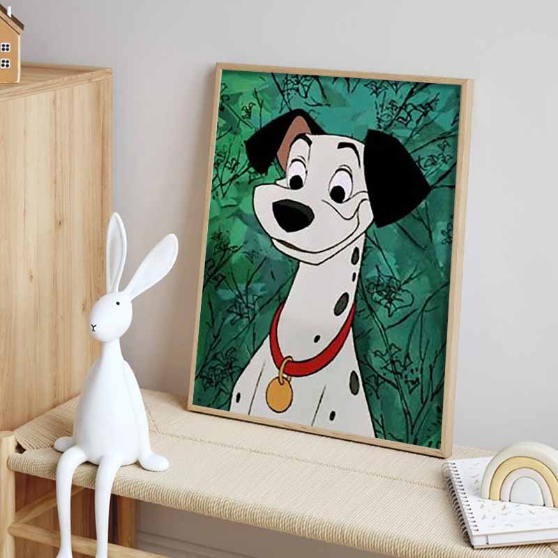 Disney Diamond Painting Pongo Classic Animated Portrait Illustration 5D Diamond Painting Art Embroidery Cross Stitch Room Decoration