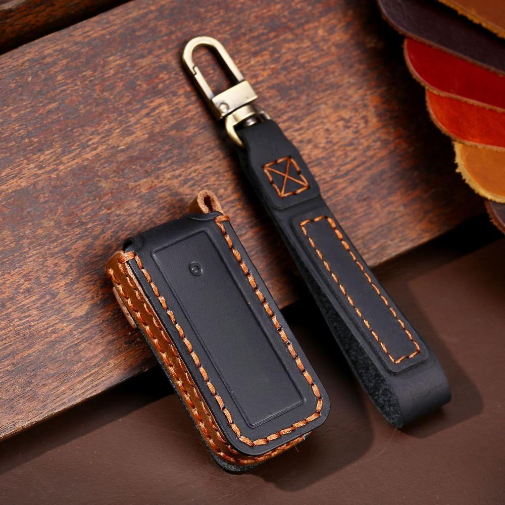 Handmade Car Key Cover for Volvo XC60 XC90 S90 Premium Leather Key Case Protector