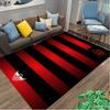 1pc Office Printed Area Carpet, Rangers FC Rug, Home Sofa Chair Mat For Christmas and Halloween Décor