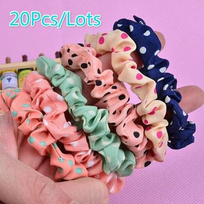20 Pezzi/Lotti Dolci Ragazze Donne Elastico per Capelli Fascia per Capelli Coda di Cavallo Accessori Ragazza Elastici per Capelli