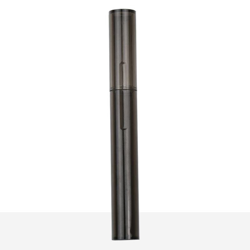 

Портативный органайзер для кистей для макияжа, карандаш для бровей, посуда, палочки для еды, прозрачный ящик для хранения с крышкой, кухонные аксессуары чёрный