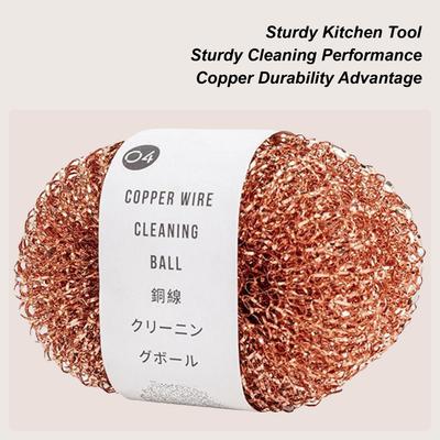 2 Stück Drahtkugelbürste für Geschirr Töpfe Pfannen Reinigungsschwämme Haushaltsküche Geschirrspülreiniger Kugeln Werkzeuge