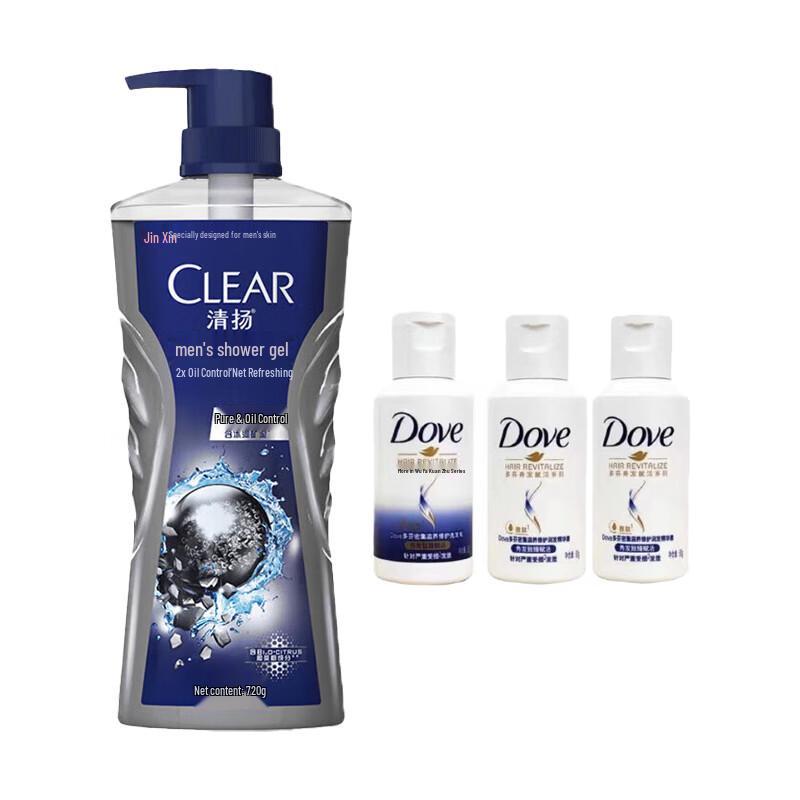 CLEAR Zestaw do mycia ciała i włosów dla mężczyzn Deep Cleanse